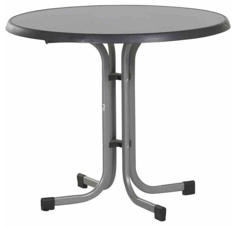 Gartentrends Klapptisch 209, in anthrazit, Mecalit®-Pro, Stahl - 72x86cm (HxD) von Gartentrends