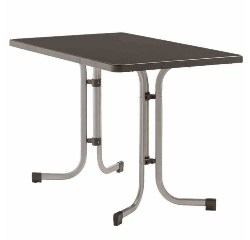Gartentrends Klapptisch 233, in anthrazit, Mecalit®-Pro, Stahl - 115x72x70cm (BxHxT) von Gartentrends