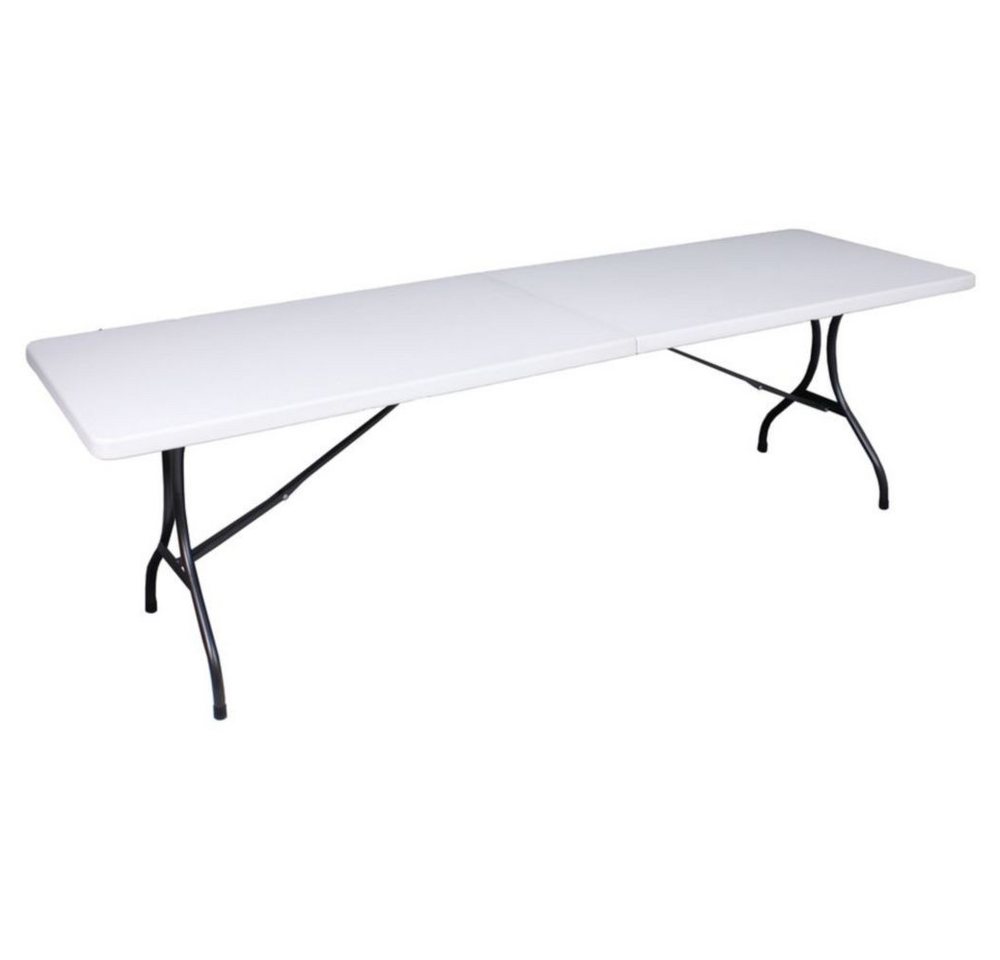 Gartentrends Klapptisch Mufaro, in weiß. Abmessungen (BxHxT) 76x72x244 cm von Gartentrends