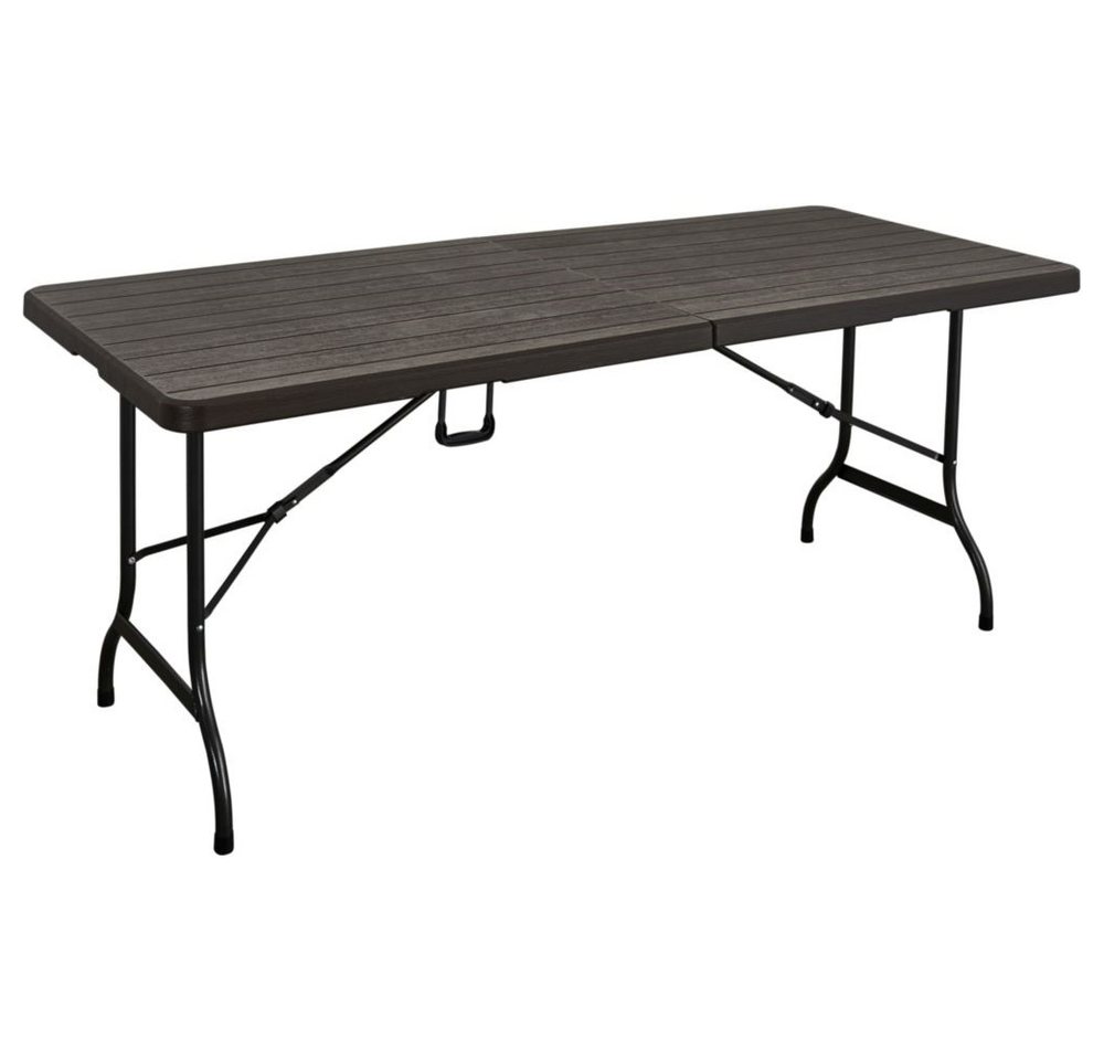 Gartentrends Klapptisch Tabora, in braun. Abmessungen (LxBxH) 180x75x72 cm von Gartentrends