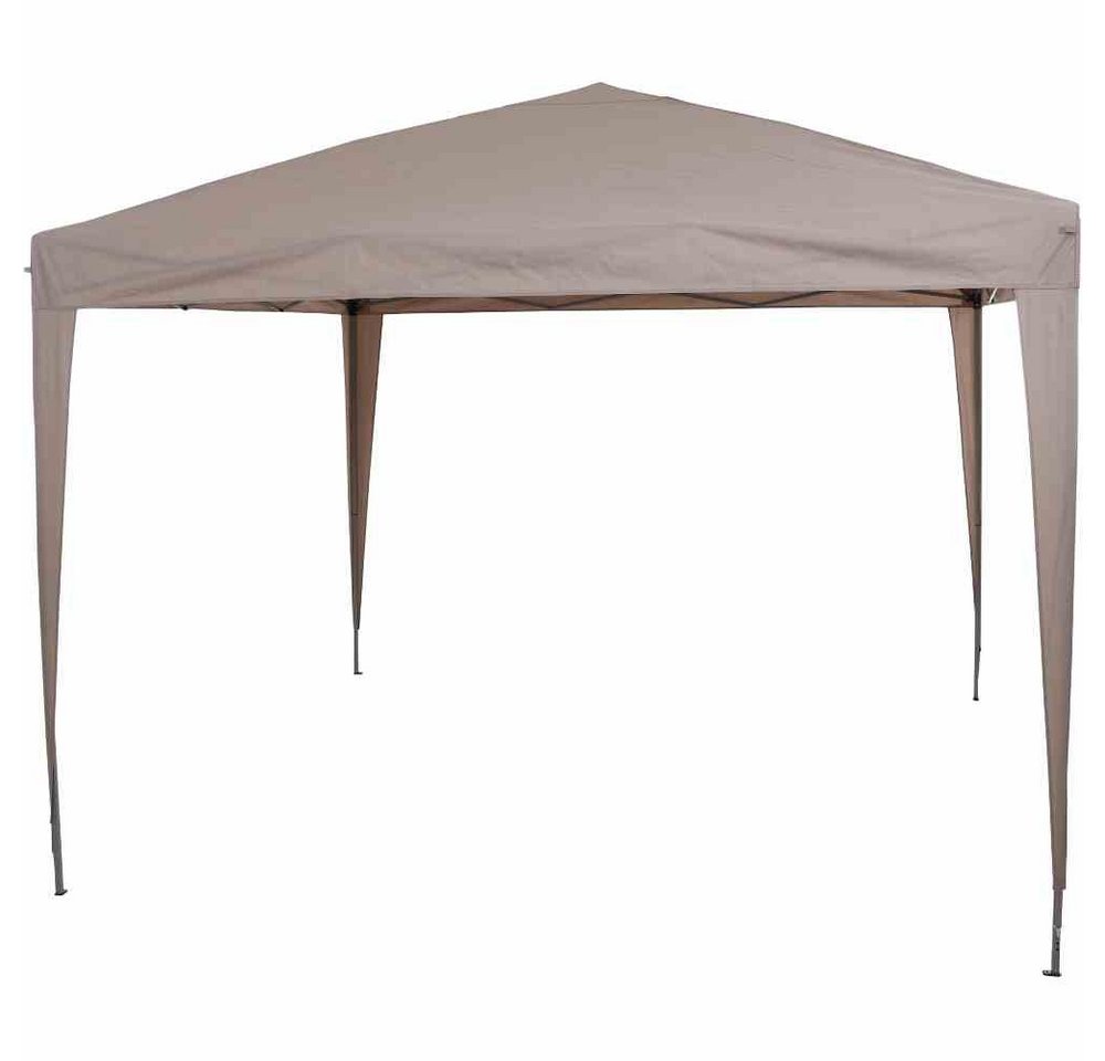 Gartentrends Pavillon Starter, in grau, taupe - 300x260x300 (BxHxT) von Gartentrends