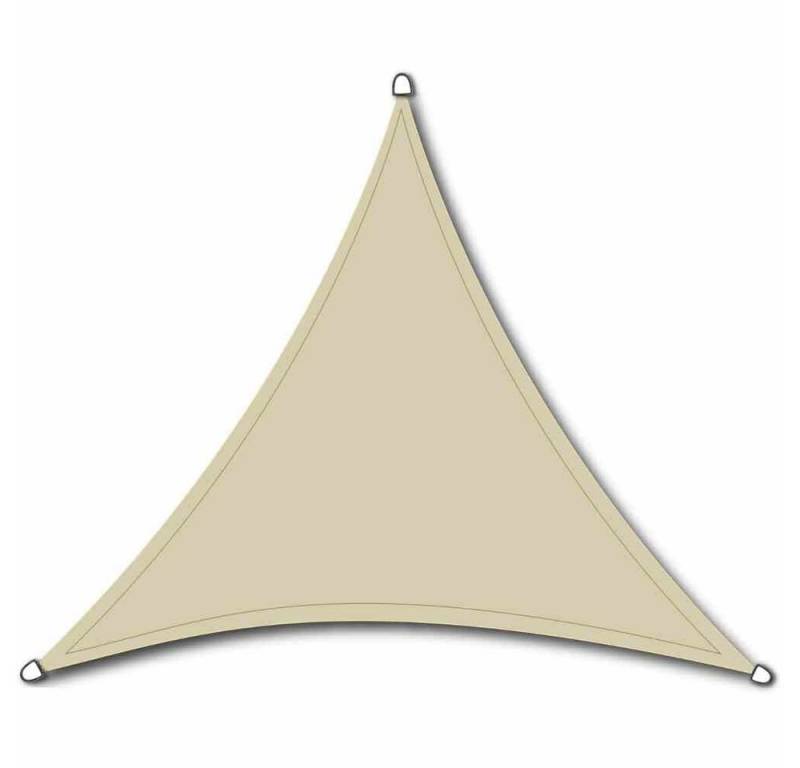 Gartentrends Sonnensegel Solino, in ecru, HDPE-Gewebe - 360x360x360cm (BxHxT) von Gartentrends