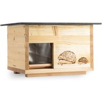 Woid Herz Igelhaus Neu 2x Imprägniert | Ig4 Igelfutterhaus Mit Rattenklappe-Mit Boden Und Abnehmbarer Dachöffnung Zur Leichteren Reinigung von GartenundHolztrends