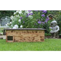 xxxl Premium Igelhaus Neu Geflammt | Ig6 Igelhotel Igelhütte Igelfutterhaus - Mit Labyrintheingang Und Rattenklappe von GartenundHolztrends