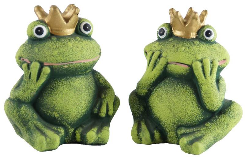 Denk Dekofigur 2er Set Toller Breitmaulfroschkönig (2 St) von Denk