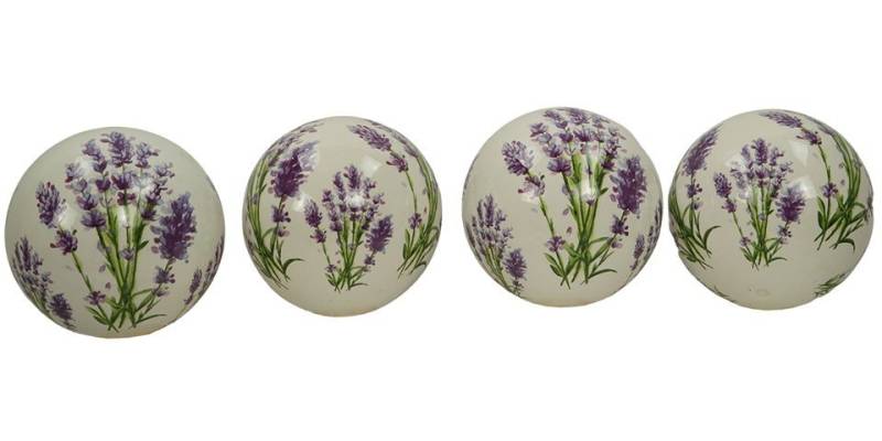 Denk Dekokugel 4er Set Wundervolle Dekokugel Lavendel von Denk