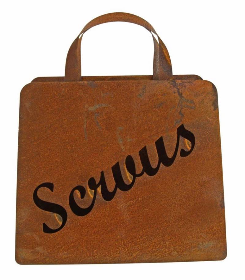 Lünemann Gartenfigur Pflanztasche mit Inschrift Servus, (1 St) von Lünemann