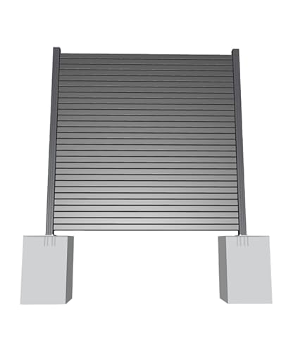 ALU Rhombuszaun Sichtschutz Zaun Gartenzaun Komplettset | 3 Zaunelemente 180x180cm anthrazit + 4 Pfosten anthrazit | zum Festschrauben ALU Rhombuszaun Sichtschutz Zaun Gartenzaun Komplettset | 3 Zaunelemente 180x180cm anthrazit + 4 Pfosten anthrazit | zum Festschrauben von Gartenwelt Riegelsberger