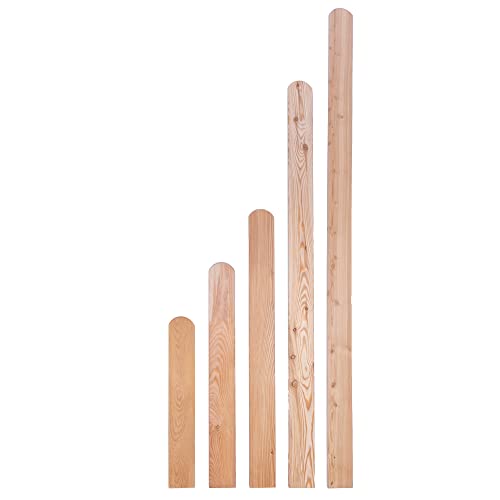 Gartenwelt Riegelsberger 5 Stück Premium Zaunlatte Typ A aus Lärchenholz 20x95 mm Höhe 100 cm Lärche Oben abgerundet Gartenwelt Riegelsberger 5 Stück Premium Zaunlatte Typ A aus Lärchenholz 20x95 mm Höhe 100 cm Lärche Oben abgerundet von Gartenwelt Riegelsberger