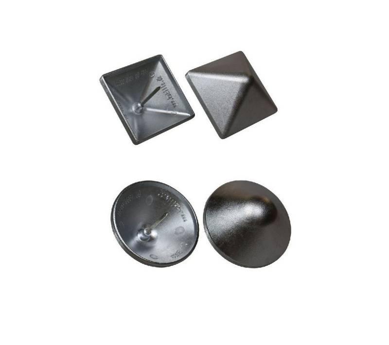 Gartenwelt Riegelsberger Abdeckkappe Aluminium Pfostenkappe mit Dorn für Zaun Haltbarkeit Holz von Gartenwelt Riegelsberger