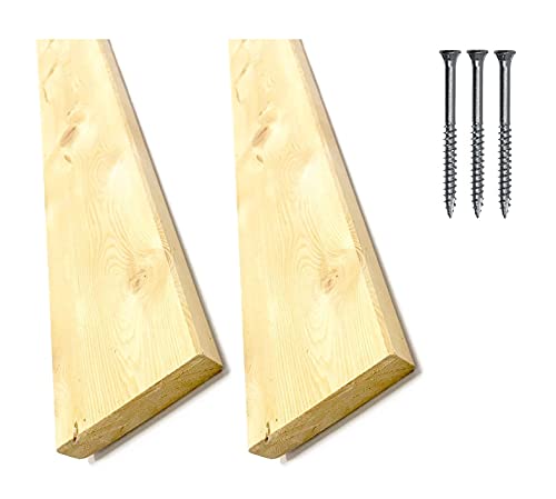 Gartenwelt Riegelsberger Handlauf-Set 95 mm aus Lärchenholz für Hochbeet Größe 110x40 cm von Gartenwelt Riegelsberger