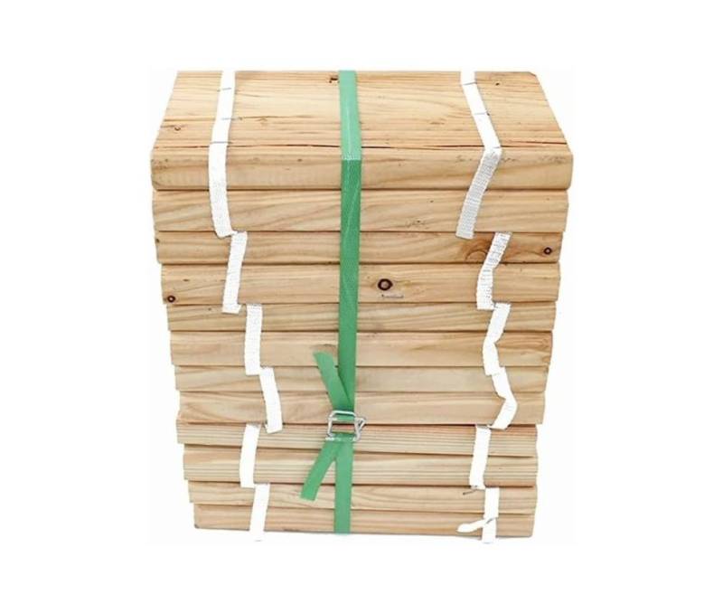 Gartenwelt Riegelsberger Holzfliesen Rollweg aus Lärche Gartenweg Holztritte Terrasse Dielen von Gartenwelt Riegelsberger