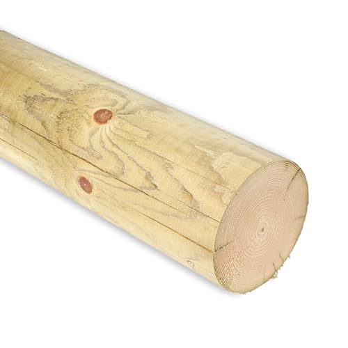 Gartenwelt Riegelsberger Holzpalisade Ø 14 cm Länge 160 cm Kiefer imprägniert Kiefernholz Rundholz Palisade Pfosten Pfahl von Gartenwelt Riegelsberger