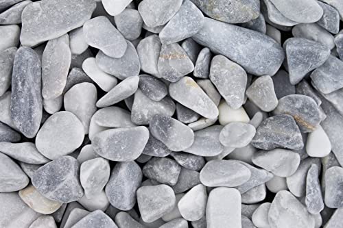 Gartenwelt Riegelsberger Kies 5 kg Naturkies gewaschen Ice Blue Körnung 7-15 mm Gartenkies Teichkies Dekokies Deko Wegkies Wegsteine Zierkies von Gartenwelt Riegelsberger