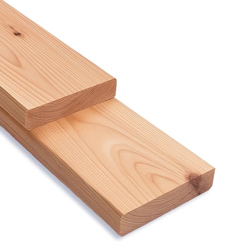 Gartenwelt Riegelsberger Massive Terrassendielen europäische Lärche 45x142 mm Länge 180 cm Dielen Bretter Konstruktiosholz 4-seitig glatt Gartenwelt Riegelsberger Massive Terrassendielen europäische Lärche 45x142 mm Länge 180 cm Dielen Bretter Konstruktiosholz 4-seitig glatt von Gartenwelt Riegelsberger