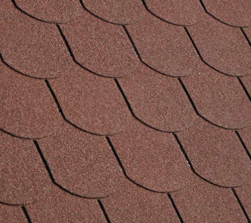 Gartenwelt Riegelsberger Premium Bitumenschindeln 2 m² Rot mit Glasvlieseinlage Dachschindeln Schindeln Biberschwanz 14 Stück Gartenwelt Riegelsberger Premium Bitumenschindeln 2 m² Rot mit Glasvlieseinlage Dachschindeln Schindeln Biberschwanz 14 Stück von Gartenwelt Riegelsberger