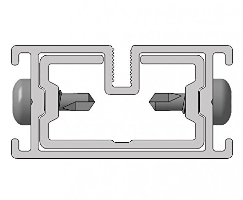 Gartenwelt Riegelsberger Zubehör UK-Verbinder Kopplungsprofil für Aluschienen 23 & 38 mm Alu-Profile inkl. Bohrschrauben von Gartenwelt Riegelsberger