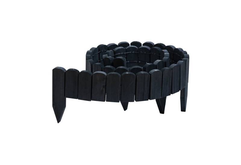 Gartenwelt Riegelsberger Rasenkante Rollborder Rasenkante aus Tannenholz Umzäunung Mähkante für den Garten von Gartenwelt Riegelsberger