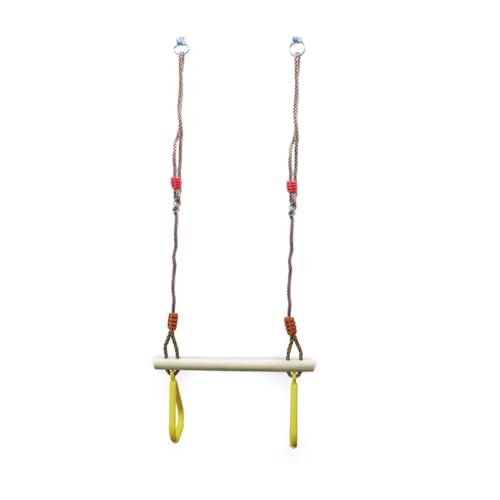 Gartenwelt Riegelsberger Set Multifunktions Trapez mit Kunststoffringen Gelb Hartholztrapez zum Aufhängen Kinderschaukel Spielgerät Turngerät Gartenwelt Riegelsberger Set Multifunktions Trapez mit Kunststoffringen Gelb Hartholztrapez zum Aufhängen Kinderschaukel Spielgerät Turngerät von Gartenwelt Riegelsberger