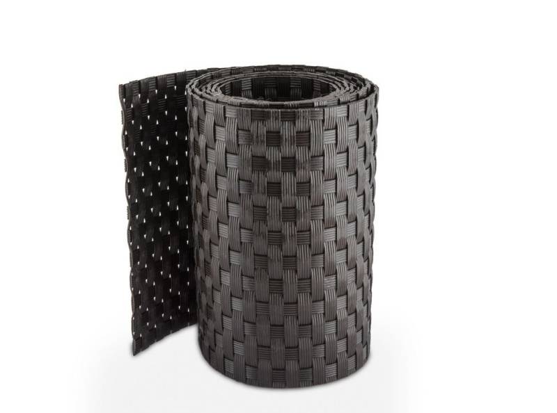 Gartenwelt Riegelsberger Sichtschutzstreifen PREMIUM Rattan Sichtschutzstreifen für Doppelstabmatten 2550x190x4 mm von Gartenwelt Riegelsberger