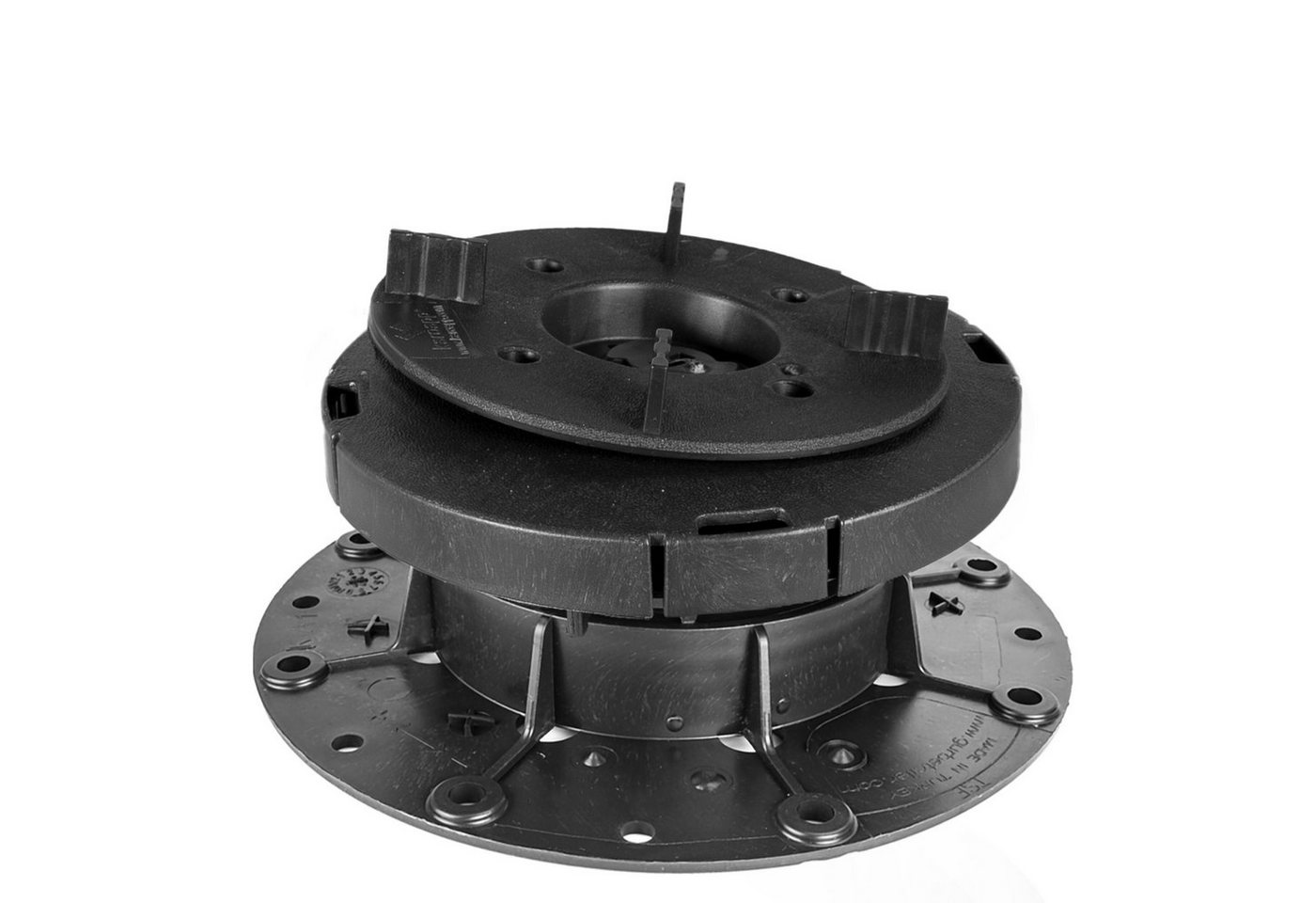 Gartenwelt Riegelsberger Stellfuß Plattenlager Basic mit Gefälleausgleich bis zu 7% Terrassenlager von Gartenwelt Riegelsberger