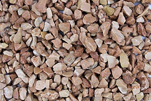 Gartenwelt Riegelsberger Ziersplitt Rosso Verona 8-12 mm 25 kg Sack Splitt Wegesteine Deko Garten von Gartenwelt Riegelsberger