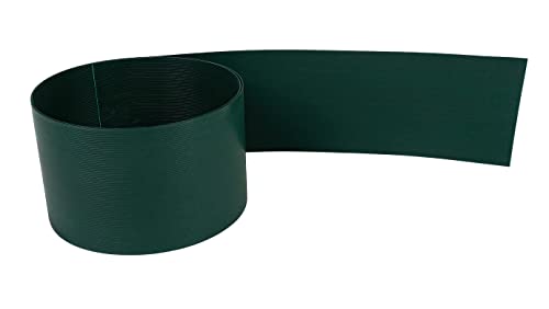 Premium Sichtschutzstreifen Hart-PVC für Doppelstabmatten Grün RAL 6005 Länge 2,525 Meter Höhe 19 cm Stärke 1,35 mm 1 Stück von Gartenwelt Riegelsberger