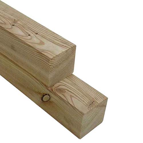 Gartenwelt Riegelsberger Pfosten Kantholz Lärche 70x70 mm Höhe 120 cm Konstruktionsholz 4-seitig glatt Holzzaun Holz Zaun Gartenzaun Vorgartenzaun Dichtzaun Friesenzaun Lärchenholz von Gartenwelt Riegelsberger