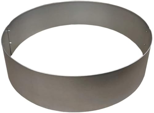 Premium Rasenkante Kreis Ø 60 cm Höhe 14 cm Beetumrandung Rasenbegrenzung Beeteinfassung 4 Stück von Gartenwelt Riegelsberger