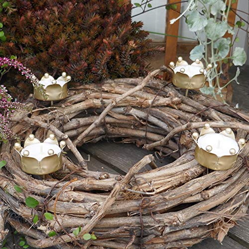 Gartenzaubereien Teelichthalter Krone 4er Set, Gold Gartenzaubereien Teelichthalter Krone 4er Set, Gold von Gartenzaubereien