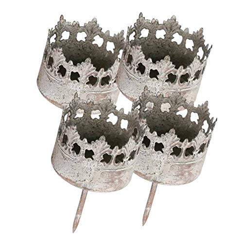 Gartenzaubereien Teelichthalter zum Stecken alt Silber, 4,5 x3,5 Gartenzaubereien Teelichthalter zum Stecken alt Silber, 4,5 x3,5 von Gartenzaubereien