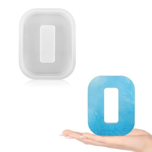 Gartful 11,9 cm große Buchstabenformen aus Kunstharz zum Gießen, Großbuchstaben-Formen aus Kunstharz, dicke 3D-Silikon-Buchstabenformen für Buchstaben, Wortschilder, Kunst, Bastelarbeiten, Kerzen von Gartful