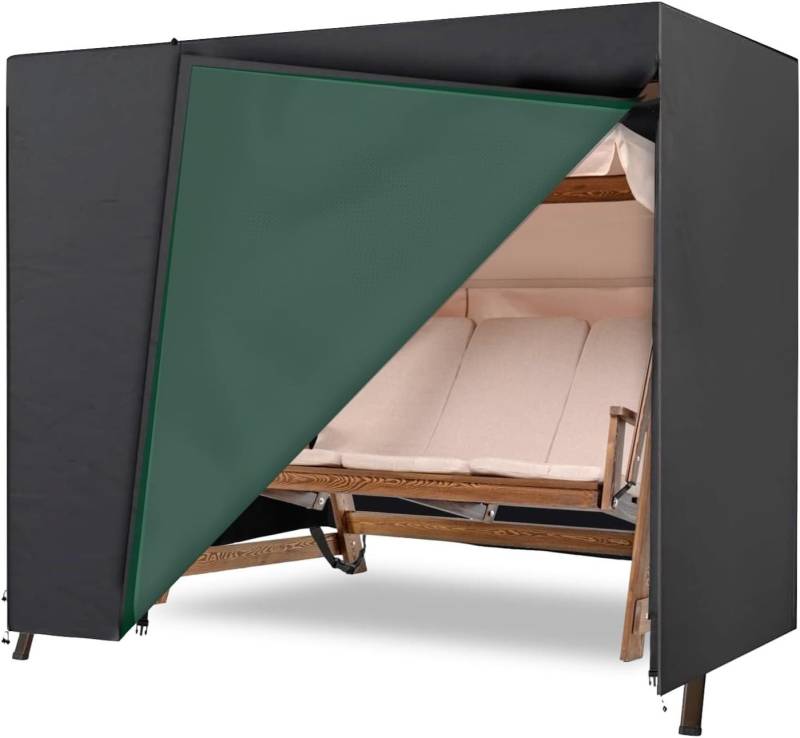 Gartiva® Hollywoodschaukel Abdeckung Hollywoodschaukel, für 2,3,4-Sitzer, wasserfest & Winddicht, Packung, 1 tlg. von Gartiva®