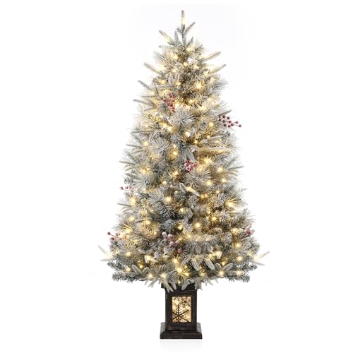 145 cm Premium Weihnachtsbaum Künstlich mit 78 Warmweiß LEDs - Batteriebetrieben Künstlicher Weihnachtsbaum mit 8 Einstellbare Modi, Weihnachtsbaum mit Dichte Zweige 145 cm Premium Weihnachtsbaum Künstlich mit 78 Warmweiß LEDs - Batteriebetrieben Künstlicher Weihnachtsbaum mit 8 Einstellbare Modi, Weihnachtsbaum mit Dichte Zweige von Garvee