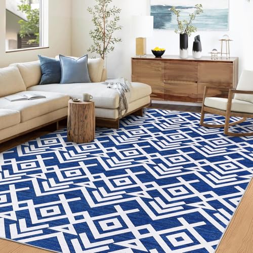 Garvee Geometrische Teppiche, modern, waschbar, für Wohnzimmer, ultradünn, niedriger Flor, großer Teppich für Schlafzimmer, schmutzabweisend, rutschfeste Bodenmatte für Esszimmer, Küche, Kinderzimmer Garvee Geometrische Teppiche, modern, waschbar, für Wohnzimmer, ultradünn, niedriger Flor, großer Teppich für Schlafzimmer, schmutzabweisend, rutschfeste Bodenmatte für Esszimmer, Küche, Kinderzimmer von Garvee