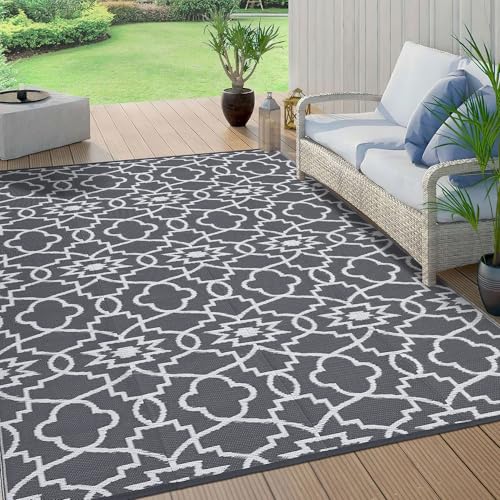Garvee Wasserdichter Outdoor-Teppich, 20,3 x 25,4 cm, Kunststoff, Grasmatte für Camping, modern, wendbar, Strohteppich, Hinterhof, Bodenmatte für Picknick, Deck und Wohnmobil Garvee Wasserdichter Outdoor-Teppich, 20,3 x 25,4 cm, Kunststoff, Grasmatte für Camping, modern, wendbar, Strohteppich, Hinterhof, Bodenmatte für Picknick, Deck und Wohnmobil von Garvee