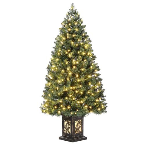 Garvee 140cm Weihnachtsbaum Künstlich mit 300LED Tannenbaum mit Kiefernzapfen und Metallständer Wiederverwendbarer Christbaum Schnellaufbau Klappsystem geschmückt für Weihnachten Garvee 140cm Weihnachtsbaum Künstlich mit 300LED Tannenbaum mit Kiefernzapfen und Metallständer Wiederverwendbarer Christbaum Schnellaufbau Klappsystem geschmückt für Weihnachten von Garvee