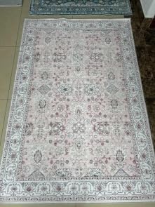 Teppich für Wohnzimmer, waschbar, Vintage, bedruckt, weich, rutschfest, für Schlafzimmer, Küche, Schlafsaal, Rosa Teppich für Wohnzimmer, waschbar, Vintage, bedruckt, weich, rutschfest, für Schlafzimmer, Küche, Schlafsaal, Rosa von Garvee