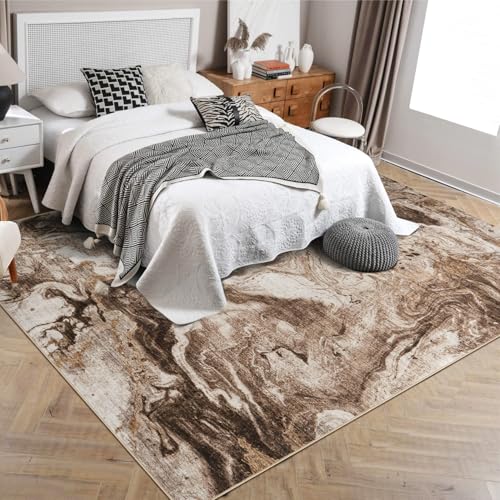 GarveeHome Boho-Teppich im Vintage-Stil, weich, modern, abstraktes Design, maschinenwaschbar, rutschfest, für Wohnzimmer, Bauernhaus, Kinderzimmer und Esszimmer, Karamell GarveeHome Boho-Teppich im Vintage-Stil, weich, modern, abstraktes Design, maschinenwaschbar, rutschfest, für Wohnzimmer, Bauernhaus, Kinderzimmer und Esszimmer, Karamell von GarveeHome
