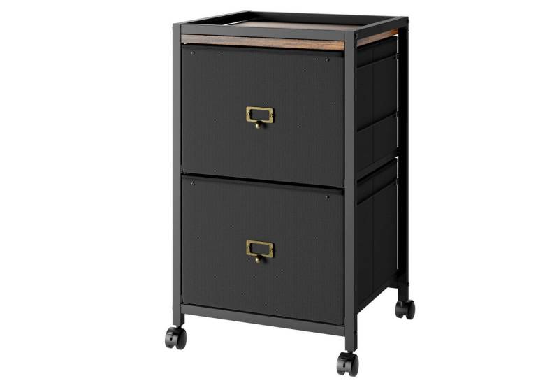 GarveeMore Aktenschrank,mobiler Aktenschrank für das Homeoffice kleiner Aufbewahrungsschrank unter dem Schreibtisch für das Homeoffice von GarveeMore