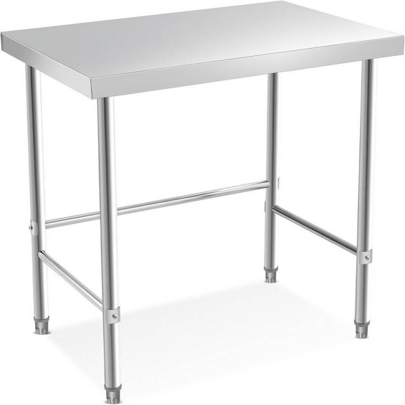 GarveeMore Arbeitsplatte Edelstahltisch, 36x24 Zoll Keine Räder,Küche Restaurant Edelstahltisch von GarveeMore