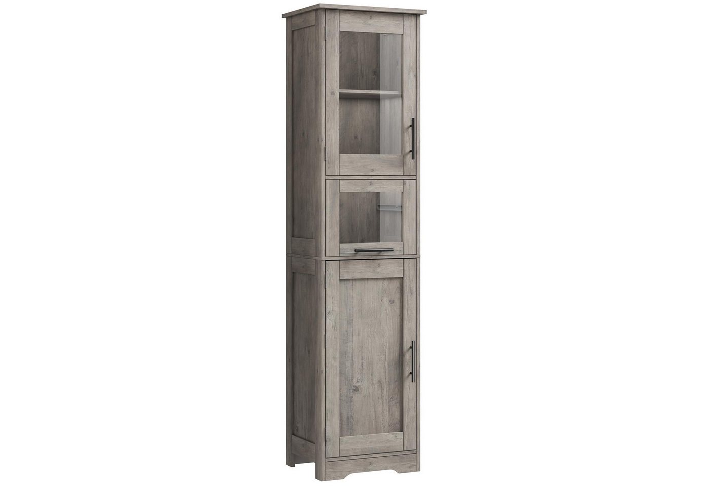 GarveeMore Badkommode Badkommode Badezimmerschrank Mit 2 Türen 5 Fächern Hochschrank GarveeMore Badkommode Badkommode Badezimmerschrank Mit 2 Türen 5 Fächern Hochschrank von GarveeMore
