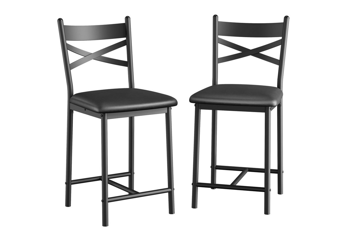 GarveeMore Barhocker 2er-Set Bistrohocker mit Rückenlehne GarveeMore Barhocker 2er-Set Bistrohocker mit Rückenlehne von GarveeMore