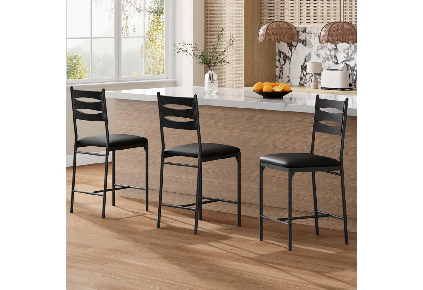 GarveeMore Barhocker Barstuhl 2er Set Bistrostuhl Küchenhocker GarveeMore Barhocker Barstuhl 2er Set Bistrostuhl Küchenhocker von GarveeMore