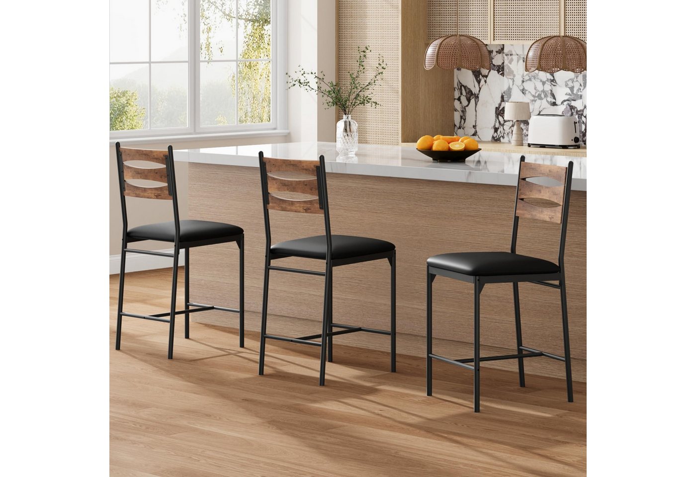 GarveeMore Barhocker Barstuhl 2er Set Bistrostuhl Küchenhocker GarveeMore Barhocker Barstuhl 2er Set Bistrostuhl Küchenhocker von GarveeMore
