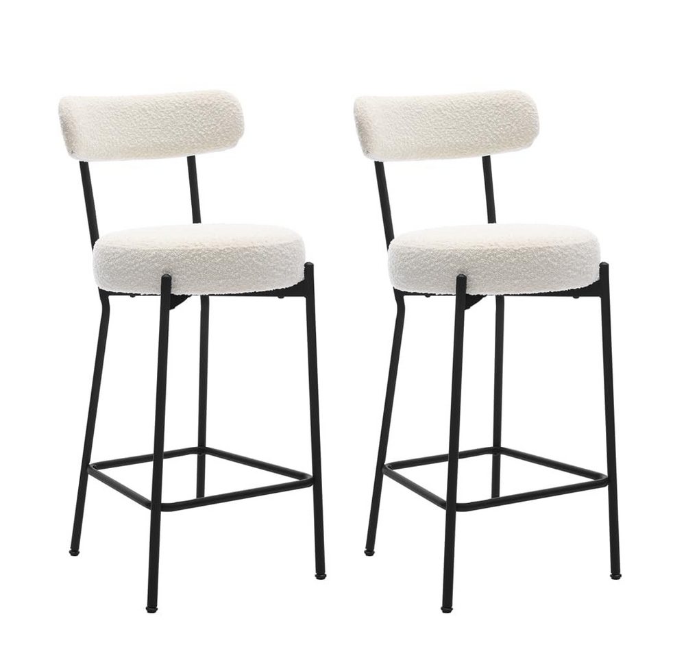 GarveeMore Barhocker Set von 2 Bar Hocker mit Rückenlehne und Fußlehne, 66 cm GarveeMore Barhocker Set von 2 Bar Hocker mit Rückenlehne und Fußlehne, 66 cm von GarveeMore