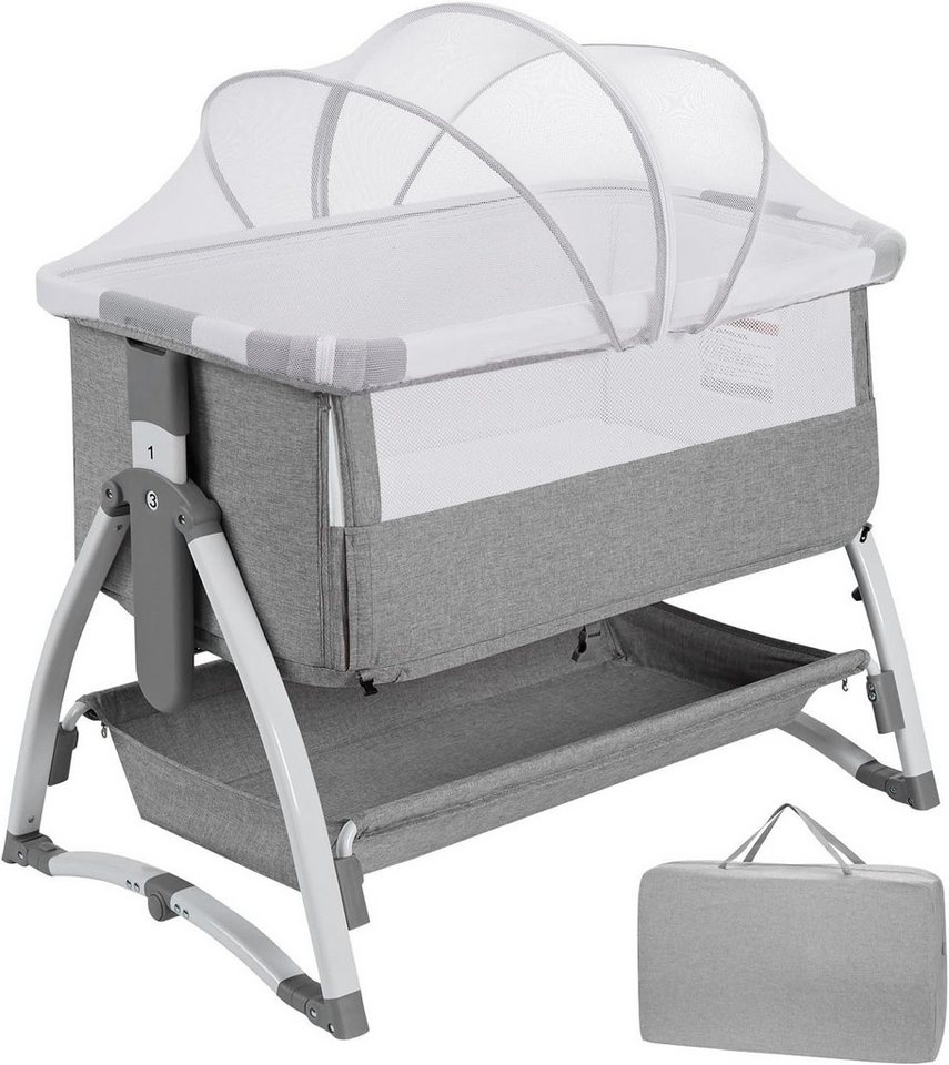 GarveeMore Beistellbett 4-in-1 Babybett mit Matratze & Netz, 2-in-1 Schaukeln/Liegen GarveeMore Beistellbett 4-in-1 Babybett mit Matratze & Netz, 2-in-1 Schaukeln/Liegen von GarveeMore