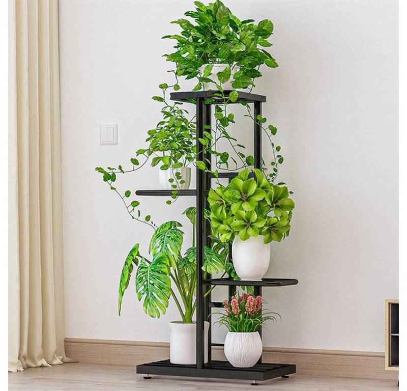 GarveeMore Blumenständer 4-Stuf Pflanzenstand Blumentopf Halter Regal Blumenpflanzen Blumenrega von GarveeMore
