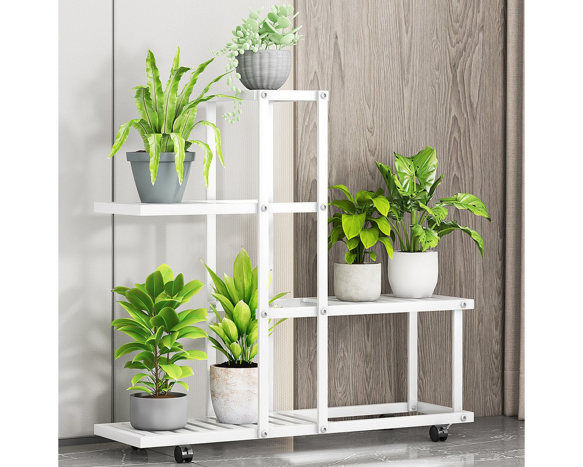 GarveeMore Blumenständer BlumenstäNder Mit Rollen, PflanzenstäNder für Drinnen Und DraußEn GarveeMore Blumenständer BlumenstäNder Mit Rollen, PflanzenstäNder für Drinnen Und DraußEn von GarveeMore