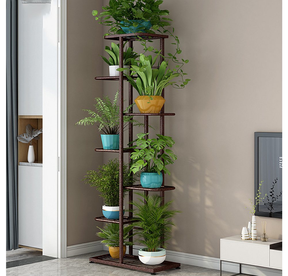 GarveeMore Blumenständer Pflanzenständer 7Tier 8Potted Multiple Blumentopf Halter RegalEckregal, Pflanzenständer Innen und Außen für Terrasse Garten Balkon Wohnzimmer GarveeMore Blumenständer Pflanzenständer 7Tier 8Potted Multiple Blumentopf Halter RegalEckregal, Pflanzenständer Innen und Außen für Terrasse Garten Balkon Wohnzimmer von GarveeMore
